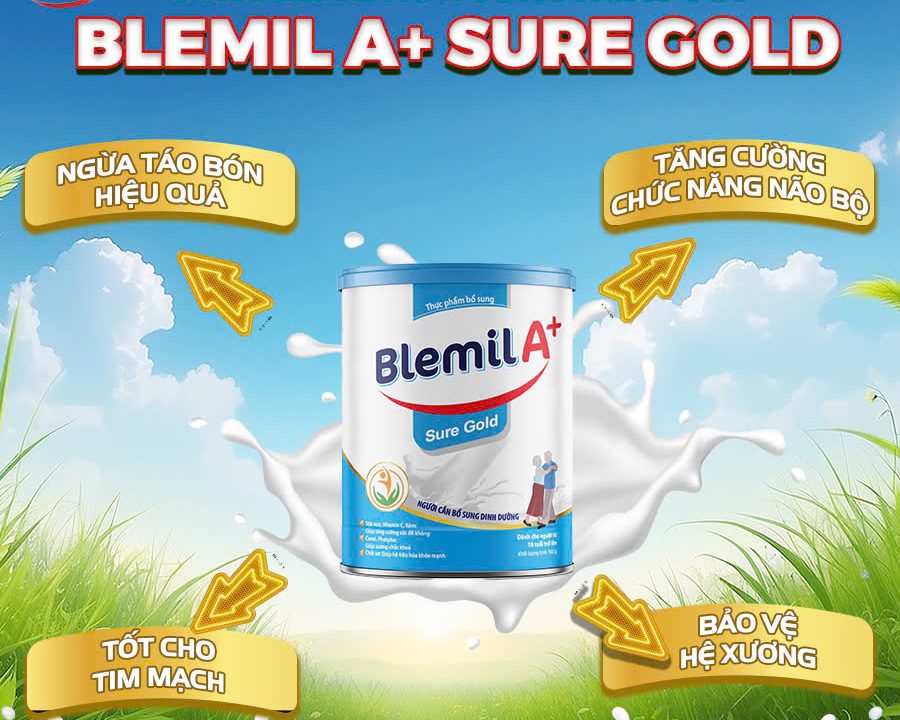 Blemil A+ Sure Gold: Chìa Khóa Cho Sức Khỏe Bền Vững